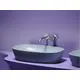 УМЫВАЛЬНИК ЧАША НАКЛАДНАЯ ОВАЛЬНАЯ CERAMICA NOVA ELEMENT (ЦВЕТ СЕРО-ГОЛУБОЙ МАТОВЫЙ) 600*380*138ММ