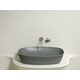 УМЫВАЛЬНИК ЧАША НАКЛАДНАЯ ОВАЛЬНАЯ CERAMICA NOVA ELEMENT (ЦВЕТ АНТРАЦИТ МАТОВЫЙ) 600*380*138ММ