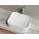 УМЫВАЛЬНИК ЧАША НАКЛАДНАЯ ПРЯМОУГОЛЬНАЯ CERAMICA NOVA ELEMENT 505*380*150ММ БЕЛЫЙ ГЛЯНЦЕВЫЙ