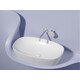 УМЫВАЛЬНИК ЧАША НАКЛАДНАЯ ОВАЛЬНАЯ CERAMICA NOVA ELEMENT (ЦВЕТ БЕЛЫЙ МАТОВЫЙ) 600*380*138ММ