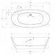 АКРИЛОВАЯ ВАННА ABBER AB9205 БЕЛАЯ