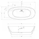АКРИЛОВАЯ ВАННА ABBER AB9205 БЕЛАЯ
