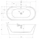 АКРИЛОВАЯ ВАННА ABBER AB9299-1.7 БЕЛАЯ