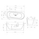 АКРИЛОВАЯ ВАННА ABBER AB9494-1.7 БЕЛАЯ