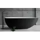 АКРИЛОВАЯ ВАННА ABBER AB9211MB ЧЕРНАЯ МАТОВАЯ