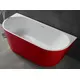 АКРИЛОВАЯ ВАННА ABBER AB9216-1.7R КРАСНАЯ
