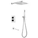 ДУШЕВАЯ СИСТЕМА ABBER DAHEIM AF8250 СКРЫТОГО МОНТАЖА С ИЗЛИВОМ, ТЕРМОСТАТ, ХРОМ