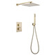 ДУШЕВАЯ СИСТЕМА ABBER DAHEIM AF8251G СКРЫТОГО МОНТАЖА БЕЗ ИЗЛИВА, ТЕРМОСТАТ, ЗОЛОТО МАТОВОЕ