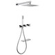 ДУШЕВАЯ СИСТЕМА ABBER RUND AF8750 СКРЫТОГО МОНТАЖА С ИЗЛИВОМ, ТЕРМОСТАТ, ХРОМ
