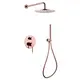 ДУШЕВАЯ СИСТЕМА ABBER WASSER KREIS AF8118RG СКРЫТОГО МОНТАЖА БЕЗ ИЗЛИВА, РОЗОВОЕ ЗОЛОТО