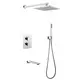 ДУШЕВАЯ СИСТЕМА ABBER WEISS INSEL AF8050 СКРЫТОГО МОНТАЖА С ИЗЛИВОМ, ТЕРМОСТАТ, ХРОМ