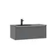 ТУМБА С РАКОВИНОЙ ORKA LISBON 90 ПОДВЕСНАЯ, СЕРЫЙ МАТОВЫЙ