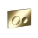 КНОПКА СМЫВА BALANCE, КЛАВИШИ CERAMICANOVA CIRCLE, БРАШИРОВАННОЕ ЗОЛОТО