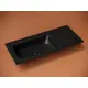 РАКОВИНА НАКЛАДНАЯ МЕБЕЛЬНАЯ CERAMICANOVA GRACE С ОТВЕРСТИЕМ ПОД СМЕСИТЕЛЬ 1010X457X137 ММ, ЧЕРНЫЙ МАТОВЫЙ