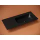 РАКОВИНА НАКЛАДНАЯ МЕБЕЛЬНАЯ CERAMICANOVA GRACE ПРЯМОУГОЛЬНАЯ С ОТВЕРСТИЕМ ПОД СМЕСИТЕЛЬ 1010X457X137 ММ, ЧЕРНЫЙ МАТОВЫЙ