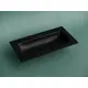 РАКОВИНА НАКЛАДНАЯ МЕБЕЛЬНАЯ CERAMICANOVA GRACE ПРЯМОУГОЛЬНАЯ 910X457X137 ММ С ОТВЕРСТИЕМ ПОД СМЕСИТЕЛЬ, ЧЕРНЫЙ МАТОВЫЙ