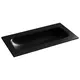 РАКОВИНА НАКЛАДНАЯ МЕБЕЛЬНАЯ CERAMICANOVA GRACE ПРЯМОУГОЛЬНАЯ 910X457X137 ММ БЕЗ ОТВЕРСТИЯ ПОД СМЕСИТЕЛЬ, ЧЕРНЫЙ МАТОВЫЙ