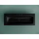 РАКОВИНА НАКЛАДНАЯ МЕБЕЛЬНАЯ CERAMICANOVA GRACE ПРЯМОУГОЛЬНАЯ 1210X457X137 ММ С ТРЕМЯ ОТВЕРСТИЯМИ ПОД СМЕСИТЕЛЬ, ЧЕРНЫЙ МАТОВЫЙ