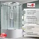 ДУШЕВАЯ КАБИНА AVACAN EM5011LEDT ПРОЗРАЧНАЯ