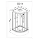ДУШЕВАЯ КАБИНА AVACAN D311 S