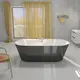ВАННА АКРИЛОВАЯ BELBAGNO BB14 NERO/BIA