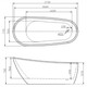ВАННА АКРИЛОВАЯ BELBAGNO BB15 ВАННА АКРИЛОВАЯ BELBAGNO BB15