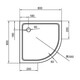 ДУШЕВОЙ ПОДДОН CEZARES TRAY-A-R-80-550-15-W ДУШЕВОЙ ПОДДОН CEZARES TRAY-A-R-80-550-15-W