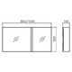 МЕБЕЛЬ ДЛЯ ВАННОЙ BELBAGNO LUCE 80 ПОДВЕСНАЯ БЕЛАЯ МЕБЕЛЬ ДЛЯ ВАННОЙ BELBAGNO LUCE 80 ПОДВЕСНАЯ БЕЛАЯ