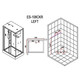 КАБИНА ДУШЕВАЯ ESBANO EST-108 CKR