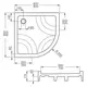 ДУШЕВОЙ ПОДДОН ROLTECHNIK HAWAII-P 90