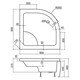 ДУШЕВОЙ ПОДДОН ROLTECHNIK SANIPRO VIKI LUX 90